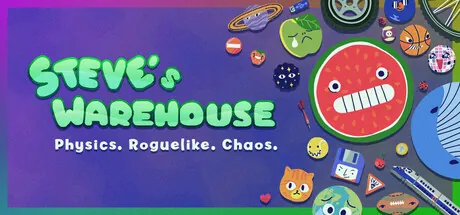 Portada de Steve's Warehouse: Physics. Roguelike. Chaos.