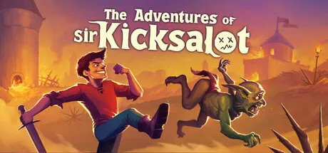Portada de The Adventures of Sir Kicksalot